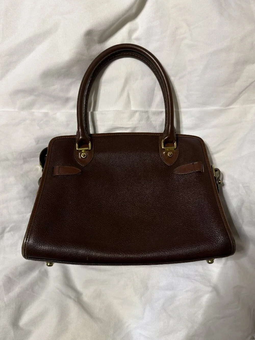 Vintage Dooney & Bourke Leather Satchel Handbag